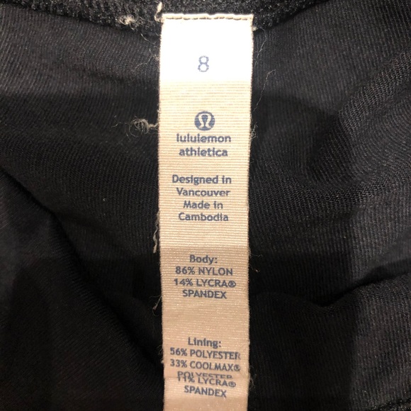Lululemon size 8 women’s black baggy pants - Picture 6 of 7